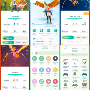 🎯LVL 55 OG 2016 STACKED ACCT 👹| 135 SHINY | 254 LEGEND |  FUSED SHINY KYUREM 4156 CP | 254 TRADABLE LEGEND | INSTANT  - Image 4