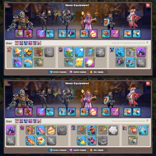 🔥TH-18 NEAR MAX🔥XP-225! ALL MAX WALLS! GG[23L] SB[23L] FB[23L] RS[26L]! HEROES:-100-105-67-77-55-7! NICE PET!BEST DEAL - Image 5