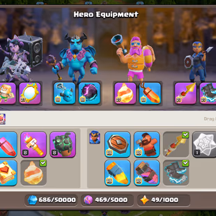 TH 18 !! Near Max Type !! 13 Epics ( 8 Epic Max ) !! TownHall Level 18 !! Namechange Available !! 1700 Gems - Image 6