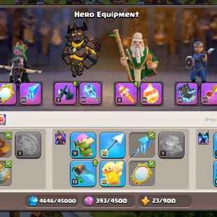 Th15 Almost Max [9k-Gems] | Hero-90-90-65-40 | Equipment-9-Epic Almost Max | XP-201 | Defence Wall Max | NC-Yes | BEST-D - Image 5