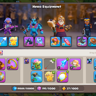 🔥TH 18 HIGH WALLS🔥XP 204-EPIC FB[MAX] EB[MAX] RS 20 G 8 SB14-HERO 65-100-49-39-STRONG DEFENSE-BEST DEAL - Image 5