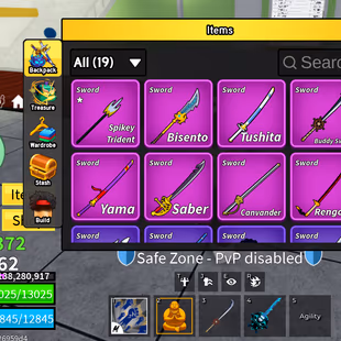 Lvl 2562 Blox Fruits Acc | PERM KITSUNE, VENOM, BUDDHA | Godhuman & Skull Guitar | Tushita, Yama, Spikey Trident | Rabbi - Image 3
