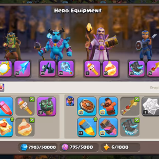 [EE72] OLD UPDATE PROFILE/WALLS MAX [TH18 MAX] 6HERO MAX || GOOD EPIC || BUILDER HUT MAX || BB MAX || RENAME 500 GEMS - Image 8