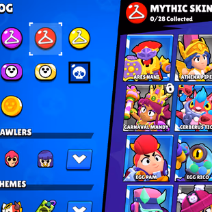 130 [4 MAX BRAWLS] [22 SKINS] [7272 TROPHIES] - Image 8