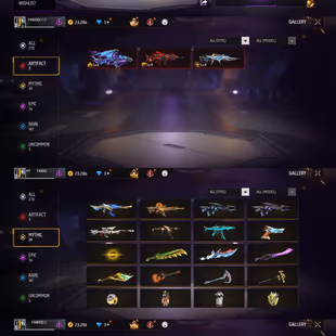 iOS/Android- Global - Level 60 - Rank Diamond - Set 112 - Emote 41 - Weapon 270 - Artifact 3 - Mythic 39 - Epic 76 - Cod - Image 2