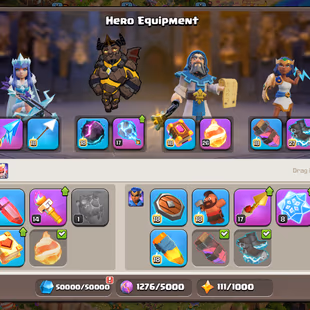 🔥Xp-252🔥 || Th18 Almost Max || 4 Heroes Max || High Max Epic Equipment || 6 Builders || Nc Available || Scenery Acc - Image 6