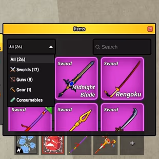 iOS/Android - Global - Level 2145 - Money 1074000 - Swords 17 - Guns 8 - Fruits 11 - Code981 - Image 5