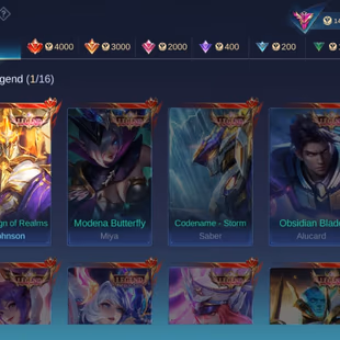 TESLA🔥 TOWER 64 DAYS WEEKLY 🔥|| LEGEND 1 || GRAND 12 || EXQUISITE 14 || EXLATED COLLECTER 1 || SKINS 371 || All HEROS - Image 6