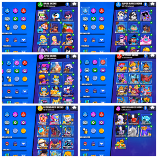 Rare Accoun-51157 Trophy-59 Hypercharge-64 BRAWLER MAX-77 Brawler-404 Rare Skin-Win Streak 26 - Image 3