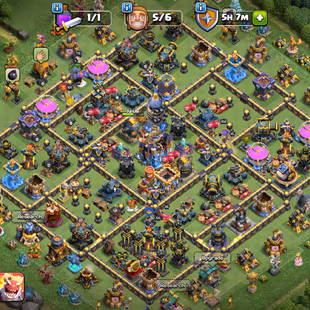BEST DEAL | TH18 NEAR MAX | SB-MAX!AF-MAX!FB-MAX!RS-MAX!EB-MAX | HERO-101-102-90-80-55 | 247-XP | BH MAX TYPE | 2.1K-WS - Image 1