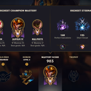 SEVER [ NA ] - 576 LVL  - GOLD LAST RANK - 295 SKINS - FULL CHAMP [ 364639 BE - 66 RP ] - FULL ACCESS (110 MYTHIC ESSES) - Image 1