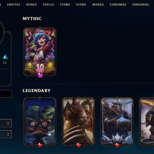 SEVER [ LAS ] - 126 LVL  - PLAT TFT  - 45 SKINS - 129 CHAMP [ 28980 BE - 100 RP ] - FULL ACCESS - Image 3