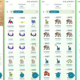 Lvl 50+ [Solgaleo/Lunala] | 48 Legendary | Kyogre | Groudon | Zacian | Lugia | Regidrago | Regieleki | Valor | 855 - Image 4