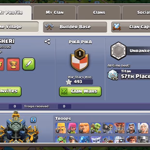 🚀TH17 EPIC SEMI MAX ACCOUNT 🚀HEROS LVL 69-83-41-33-26 | 100 CWL MEDALS | INSTANT DELIVERY - Image 4