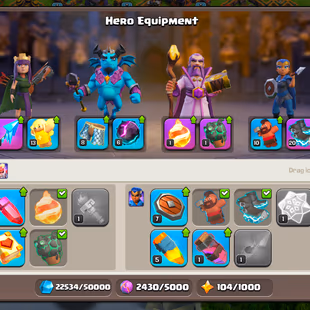 🔥[ HEROS MAX - PREMIUM TH-18 ]🔥S.BALL [26] - E.BOOT [20] || HEROS: 105-105-42-80-55 || GOLDEN WALLS || FAST DELIVERY  - Image 6