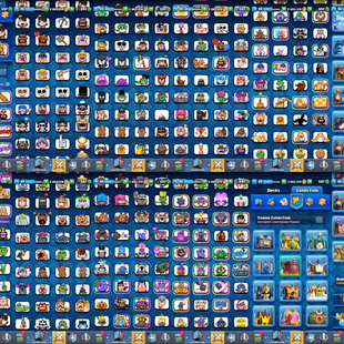 Lvl-86 [Lvl 16 Card 70x] KT-16-All Heros Card Unlock-All Evolation [18 Evo Shard] Tower Skins 36x - 305 Emotes-Best-Deal - Image 3