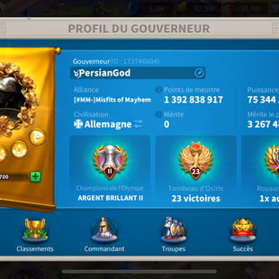 Account rise of kingdom 75M vip 16 - Image 4