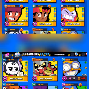 B59 & 20 Max Brawler | 21k + Trophy | 73 Unlock Brawler | 88 Skin Available | Full Access | - Image 3