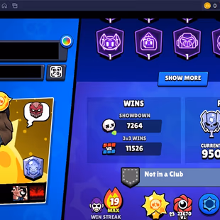 367 SKINS | 78.700 TROPHIES | 101 BRAWLERS | 52 HYPERCHARGE | 80 MAX | 23 PRESTIGE | 3 BUFFIES - Image 6