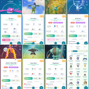 312 LEGENDARY [] 22x SHINY LEGENDARY [] Shiny Mewtwo DIALGA MOLTRES ARTICUNO RAYQUAZA [] 192 SHINY - Image 2