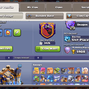 🌟 RAREST 7x SCENERY 🌟TH-18 MAX DEFENCE | 6X EPIC EQUIPMENT MAXED | 7TH EPIC - 26 | HERO 105-105-90-80-55-5 | BEST DEAL - Image 3