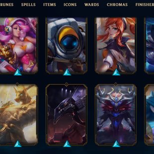 SEVER [ LAN ] - 101 LVL  - BRONZE II  - 40 SKINS - 75 CHAMP [ 4117 BE - 153 RP ] - FULL ACCESS  - Image 3