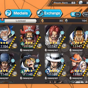 [4142][IOS+ANDROID] 19 EX META - 75 HB - Blackbeard + Kizaru + Saturn + 3 Shanks + Garp + Kuzan + Lucci + Whitebeard  - Image 3