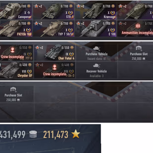 [WOT EU] Full access 13k bonds + KR-1 [Tier X - 13] [Premium Tanks - 28] [Tier VIII-IX - 10] - Image 2