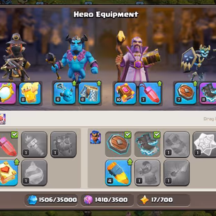 🚀TH13 ALMOST MAX🚀HEROS LVL 57-71-42-38-17 |NAME CHANGE AT 500 GEMS | RAID MEDALS 2K ABOVE | INSTANT DELIVERY - Image 3