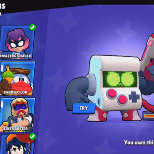 Trophy 76K | 36x Max Win Streak | 3vs3 - 20K | All Brawlers Available (77x Max) Skin's- 250 Plus | Few Title's | Safest - Image 5