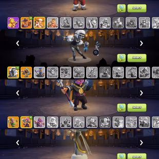 BEST DEAL  - TH15 FABULOUS ACC - 10 SKIN - XP 210 - DEFENCE MAX - 80 85 51 59 33 - IOS - ANDROID (N86) - Image 3