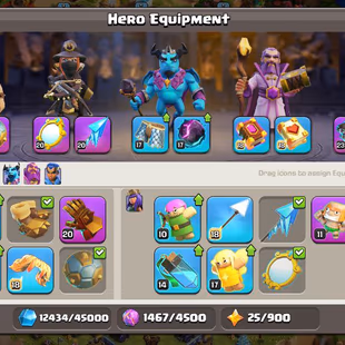 213 🔥 super cheap | child id | th15 full max 🔥 good equipment | 500 cwl madel | heros-90-90-70-65-40 | full max troops - Image 6