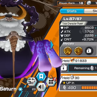 [3956][IOS+ANDROID] 6 EX - Blackbeard + Kuzan + Kaido + Yamato + Saturn + Zephyr, support 141 , Good Medal - Image 3