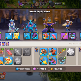 👑(NO..1)💎[ TH17 ] - NEAR MAXED [7x EPIC EQUIPMENT ] [ HEROS SKIN] || HERO-86-87-56-58-37 || FULL SAFE ACC - Image 7