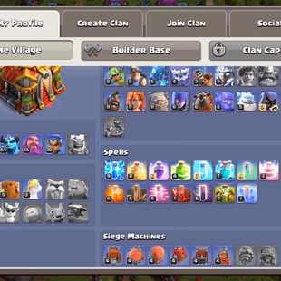 🔥TH 16 NEAR MAX🔥BK 70 AQ 72 MP 54 GW 55 RC 30 || NAME CHANGE 500 || BUILDER HALL 10 || PIXEL LEGENDARY SKIN - Image 4