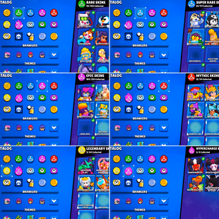 🔥EXTRA-PREMIUM🔥 70K TROPHY | TOP 310 SKINS| 55X MAX BRAWLER | 29X HYPERCHARGE | 109 EPIC SKINS | CHECK PHOTO | INSTANT - Image 5
