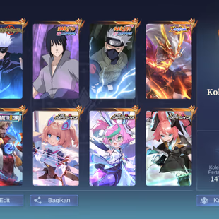 MM308|Lv102|542Skin|MEGACOLLECTORIII|2LEGEND|3KOF|3ASPIRANTS|GOJO|2NARUTO|ALLSTAR Moskov|METROZERO Roger|4COLLECTOR - Image 3