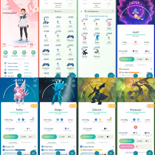 🔥SHINY RAYQUAZA 💎PALKIA DIALGA ZEKROM AZELF [] LEVEL 70 [] FUSED KYUREM [] 98 LEGENDARY [] 125 SHINY - Image 1