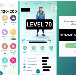 120-200 SHINY 💎8 MILLION STARDUST 💎 LEVEL 70 - RENAME AVAILABLE - INSTANT AVAILABLE - Image 2