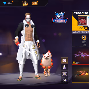 X126|Lvl 52|30 CHARACTER|MIDNIGHT ACE LEGENDARY OUTFIT|97 WEAPON(4 EVO+22 MYTHIC)|CONQUEROR M1887 LVL 5|MAJESTIC WOODPEC - Image 5