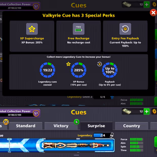 GOLDEN UNIQUE ACCOUNT | Level 131 | 800M Coins | 19 Legendary Cues | Miniclip Unlimited Password Change | Fresh Account - Image 5