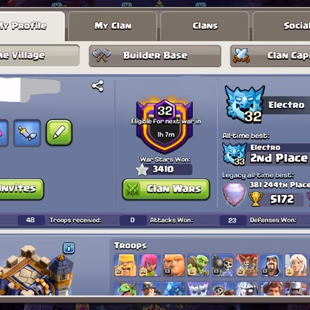 🚀SUPER LEGENDARY TH18🚀7 EPIC SCENERY | 15 HEROS SKINS | HEROS LVL 100-100-92-80-55-6 | EPIC MAX EQUIPMENTS | INSTANT | - Image 3