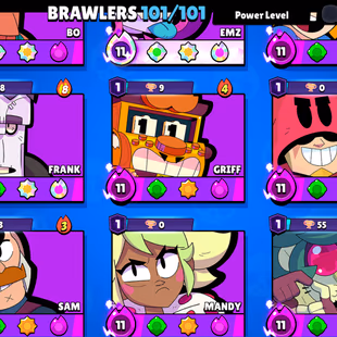 RARE | FURIOUS FANG | 2X MASTER | 80K TROPHY- 410X SKINS | 101/101 BRAWLER | 54X MAX | 50X HYPER | 3v3 WINS | BEST DEAL - Image 6
