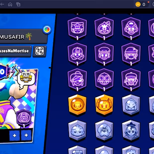 SIRIUS | 52 TITLES | 309 SKINS | 72.600 TROPHY | 100 BRAWLERS | 35 HYPERCHARGED | 55 MAXED BRAWLERS | 50 PRESTIGE - Image 6