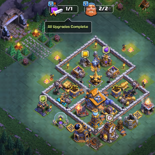 [CHRISTMAS SALE] TH17 FULLY MAXED | XP 237 | CROSSOVER SCENERY| HERO 100-100-90-75-50 | NICE EQUIPMEMENT WITH 13 EPIC - Image 7