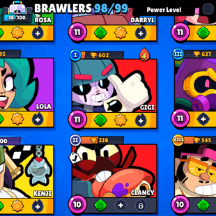 🎄 RARE-STAR SHELLY 🎄 52.4K TROPHY | 99/98 BRAWLER | 25X MAX | 15X HYPER | 180X SKINS | OLD PINT | DELIVERY INSTANTLY  - Image 7