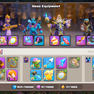 TH18 CLOSE MAX🔥RARE-LEGEND RANK🔥GG/MAX SB/MAX SnB/MAX MM/MAX AF/MAX HT/MAX RS/MAX EB/MAX!!HEROES MAX 105-105-95-80-55 - Image 8