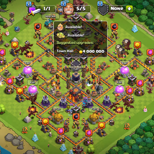 🔥TH10 MAXED[NOTHING LEFT TO UPGRADE]-7X EPIC EQUIPMENT-2X SCENERY-1X AQ SKIN-77 CWL MEDALS-FREE NC- LOTS OF MAGIC ITEMS - Image 2