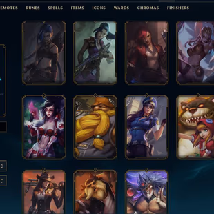 EUNE - Unranked - 59 Skin - Level 106 - OE 1600 - BE 11.5k - RP25 - Champion 94 - 4Shards - 1 Chest - Code1402 - Image 2