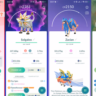 Lvl 50+ [Solgaleo/Lunala] | 47 Legendary | Kyogre | Groudon | Zacian | Lugia | Ho-Oh | Regidrago | Valor | 954 - Image 3